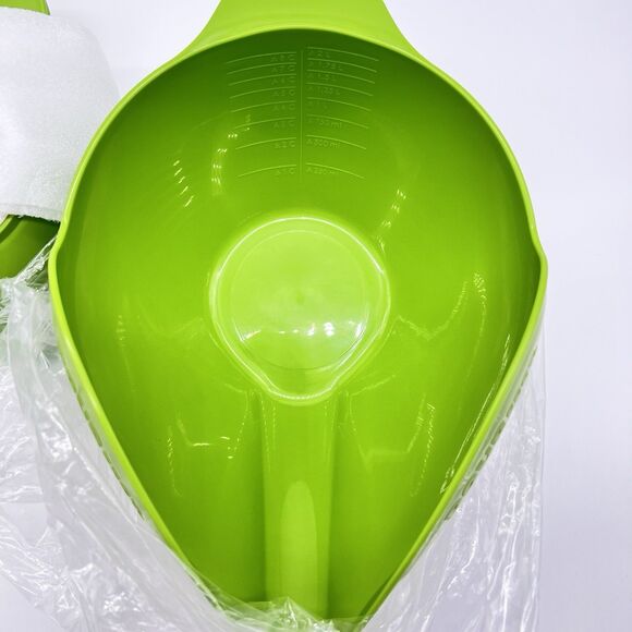 Pourfect Set of 3 Spill Proof Ergonomic Measuring Bowls/9 Measuring Cups-Avocado - Picture 4 of 6